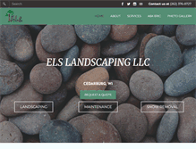 Tablet Screenshot of els-landscaping.com